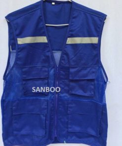 Áo gile bảo hộ - màu xanh công nhân