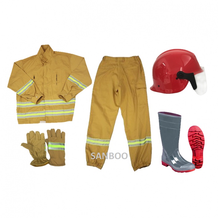 Quần áo phòng cháy chữa cháy quần áo chịu nhiệt đều sử dụng chất liệu vải tạo cảm giác thoải mái