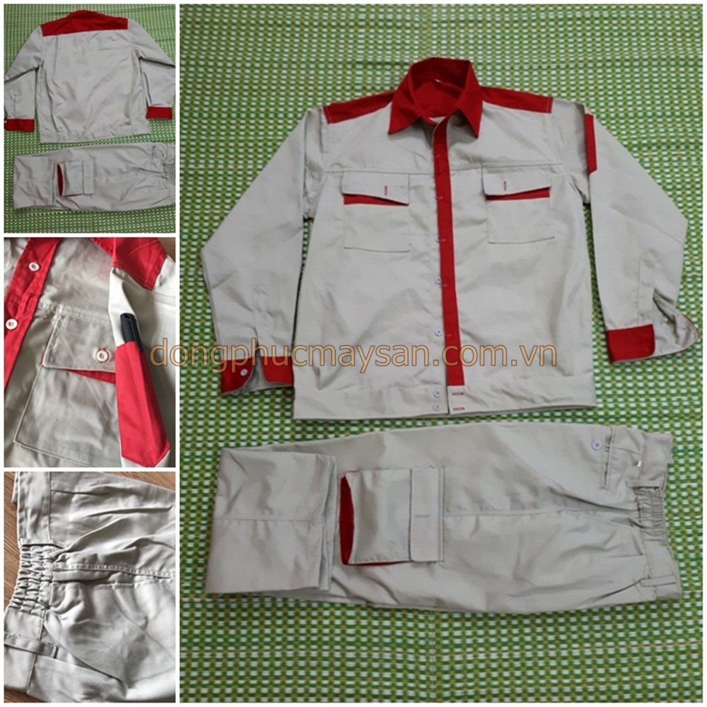 Quan Ao Bao Ho Tui Hop Phoi Doo Sb04