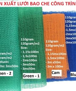 Lưới Che Bụi Lưới Bao Che Công Trình