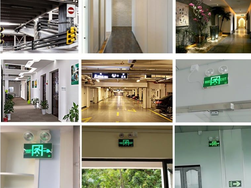 Ứng dụng của đèn exit phát sáng khẩn cấp trong thực tế