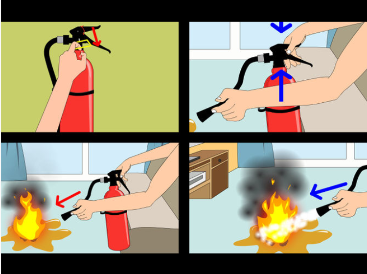 Hướng dẫn cho trẻ nhỏ và người già cách dùng thiết bị PCCC để thoát hiểm an toàn 