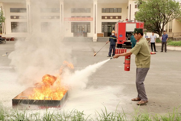 Quy trình tổ chức chữa cháy