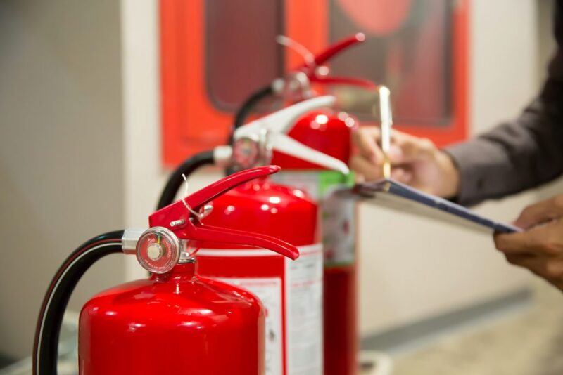 cách xử lý bình chữa cháy bị tụt áp