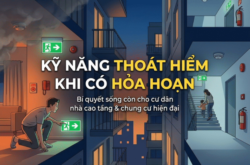 Kỹ năng thoát hiểm khi có hỏa hoạn