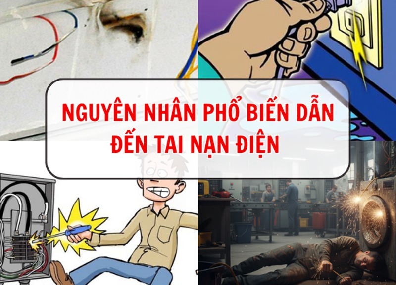 Sơ đồ nguyên nhân gây tai nạn điện