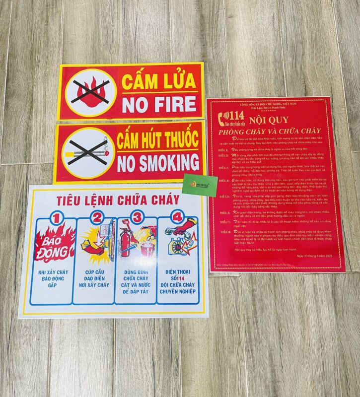 Nội quy tiêu lệnh PCCC