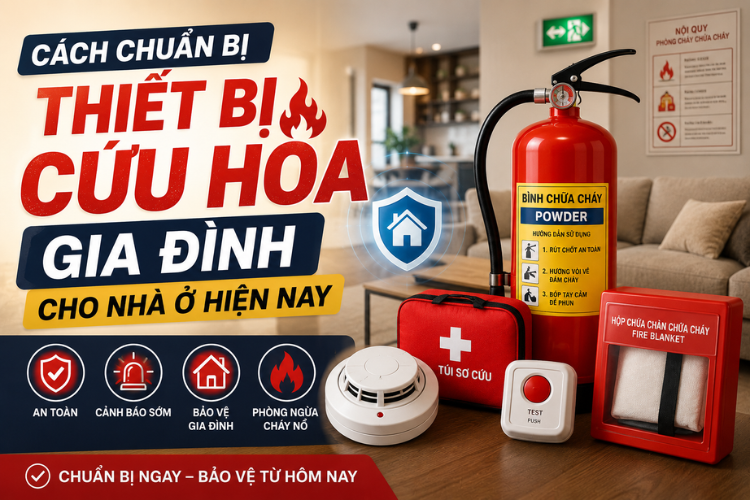 Thiết bị báo cháy gia đình