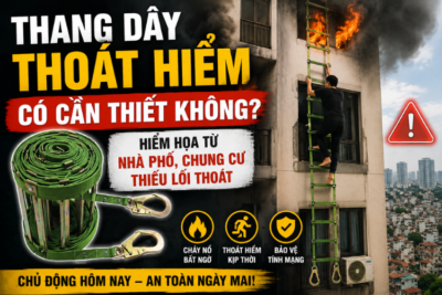 Thang dây thoát hiểm có cần thiết không ?