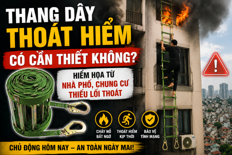 Thang dây thoát hiểm có cần thiết không ?