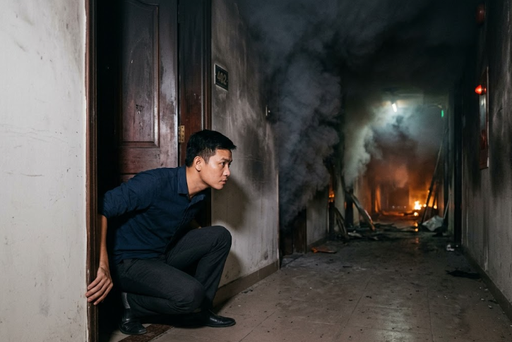 Cách thoát hiểm khi cháy Cách thoát hiểm khi cháy